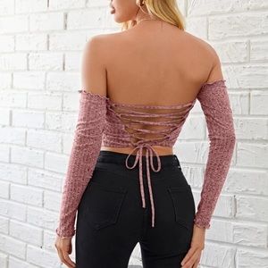 Tie back. Brand new SHEIN crop top